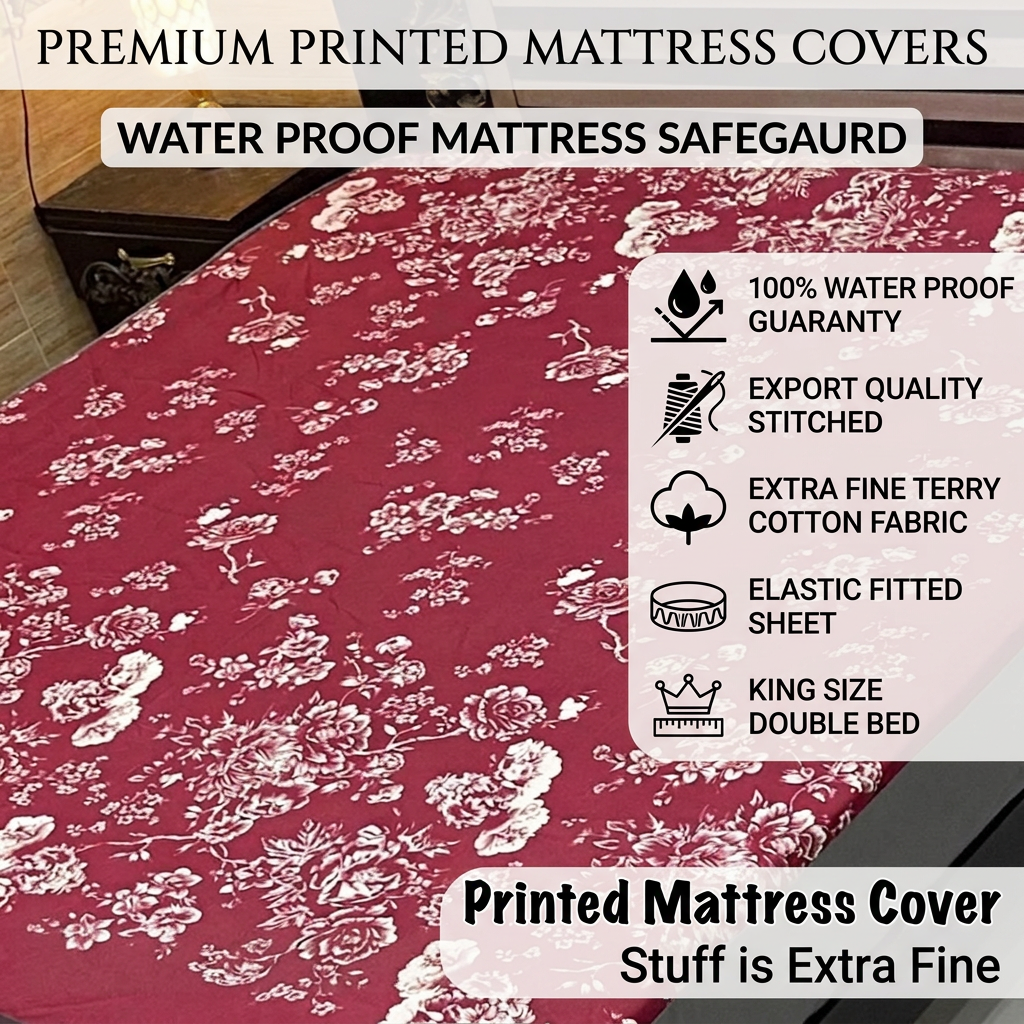 Printed Mattress Cover