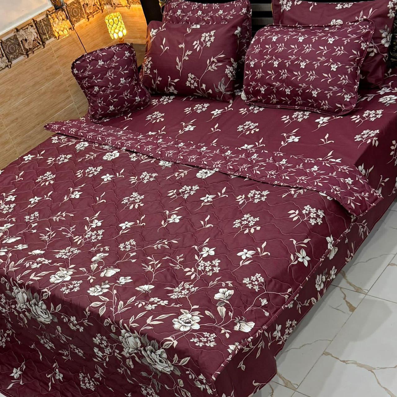 7Pc Printed Comforter Set