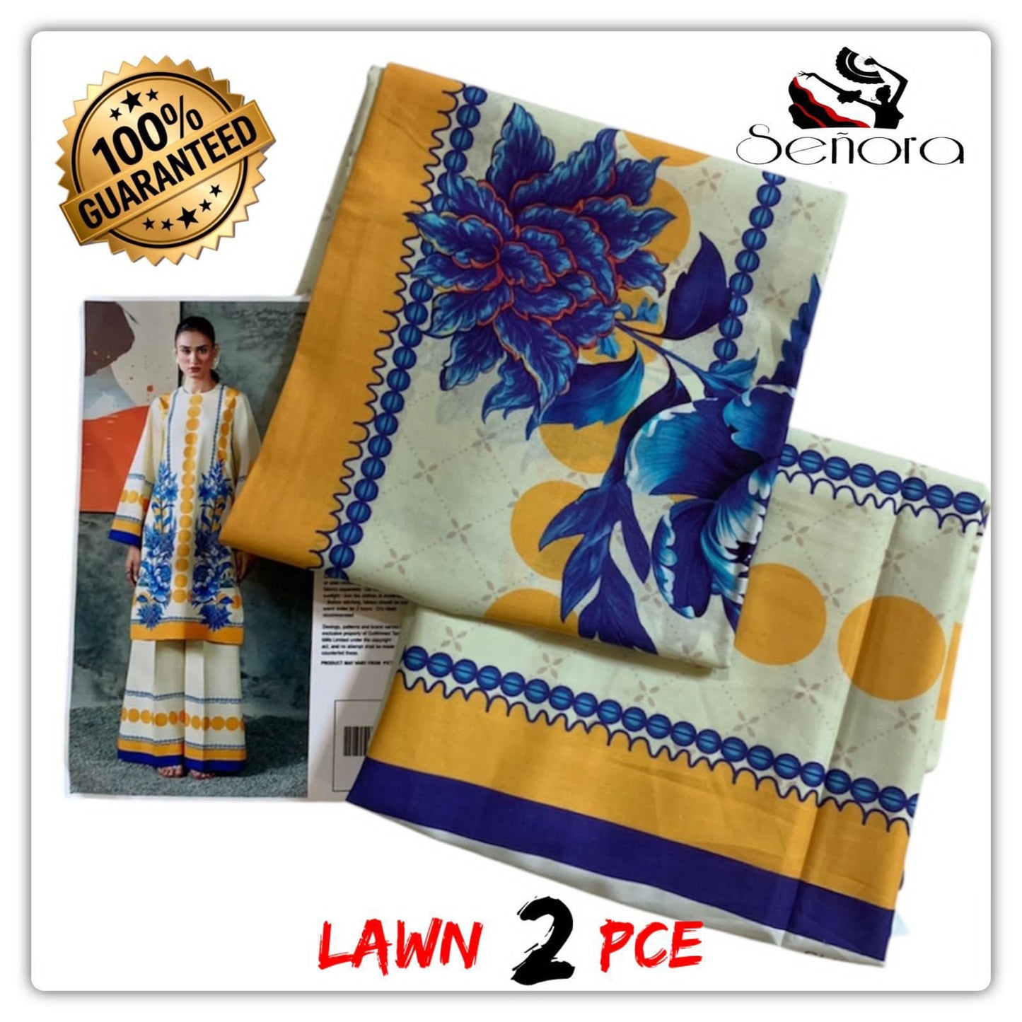2Pc Printed Suit