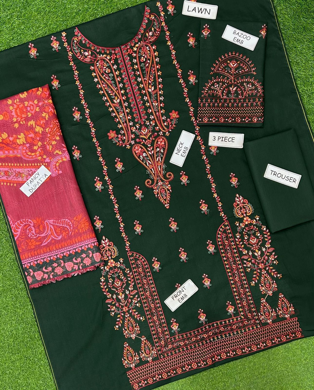 3PCS UNSTITCHED SUIT