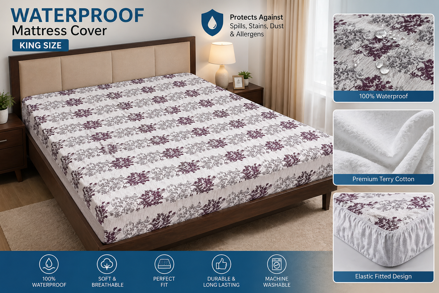 Printed Mattress Cover