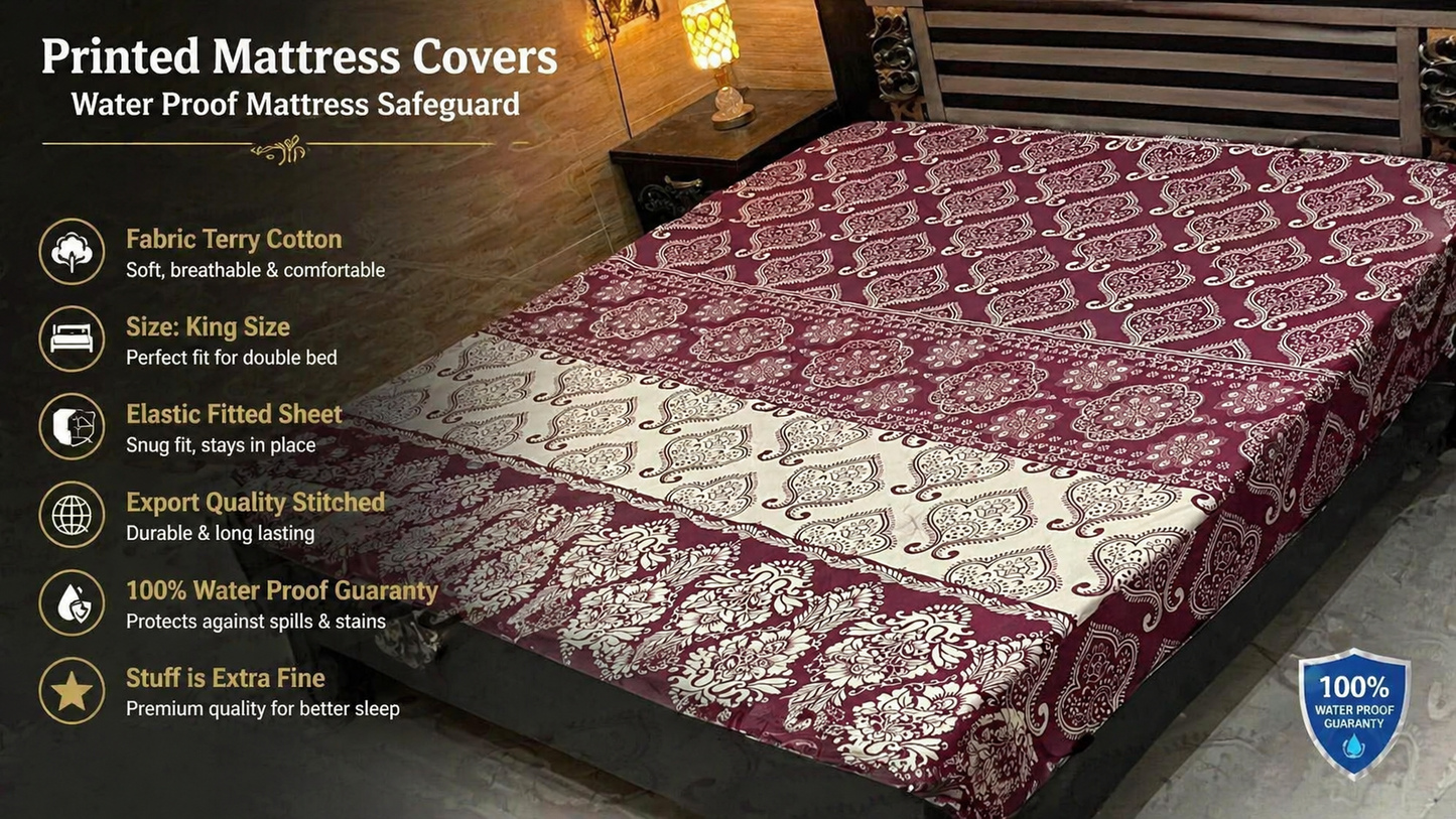 Printed Mattress Cover