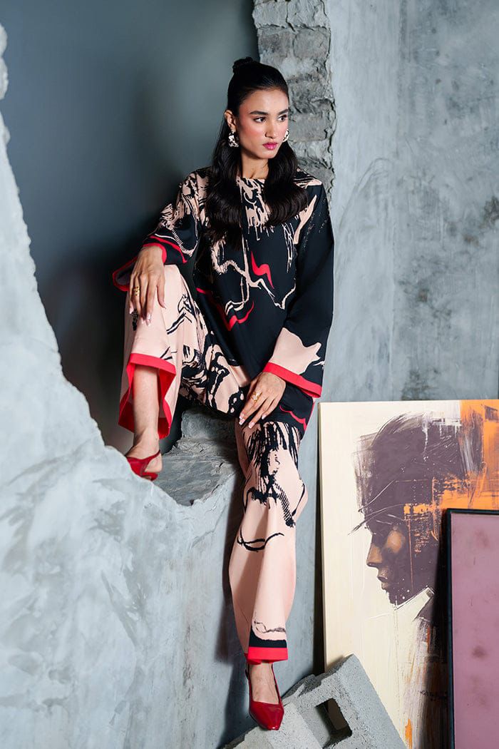 2Pc Printed Suit
