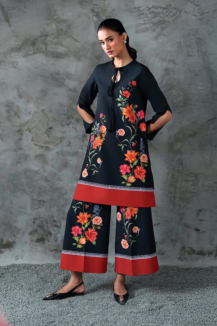 2Pc Printed Suit