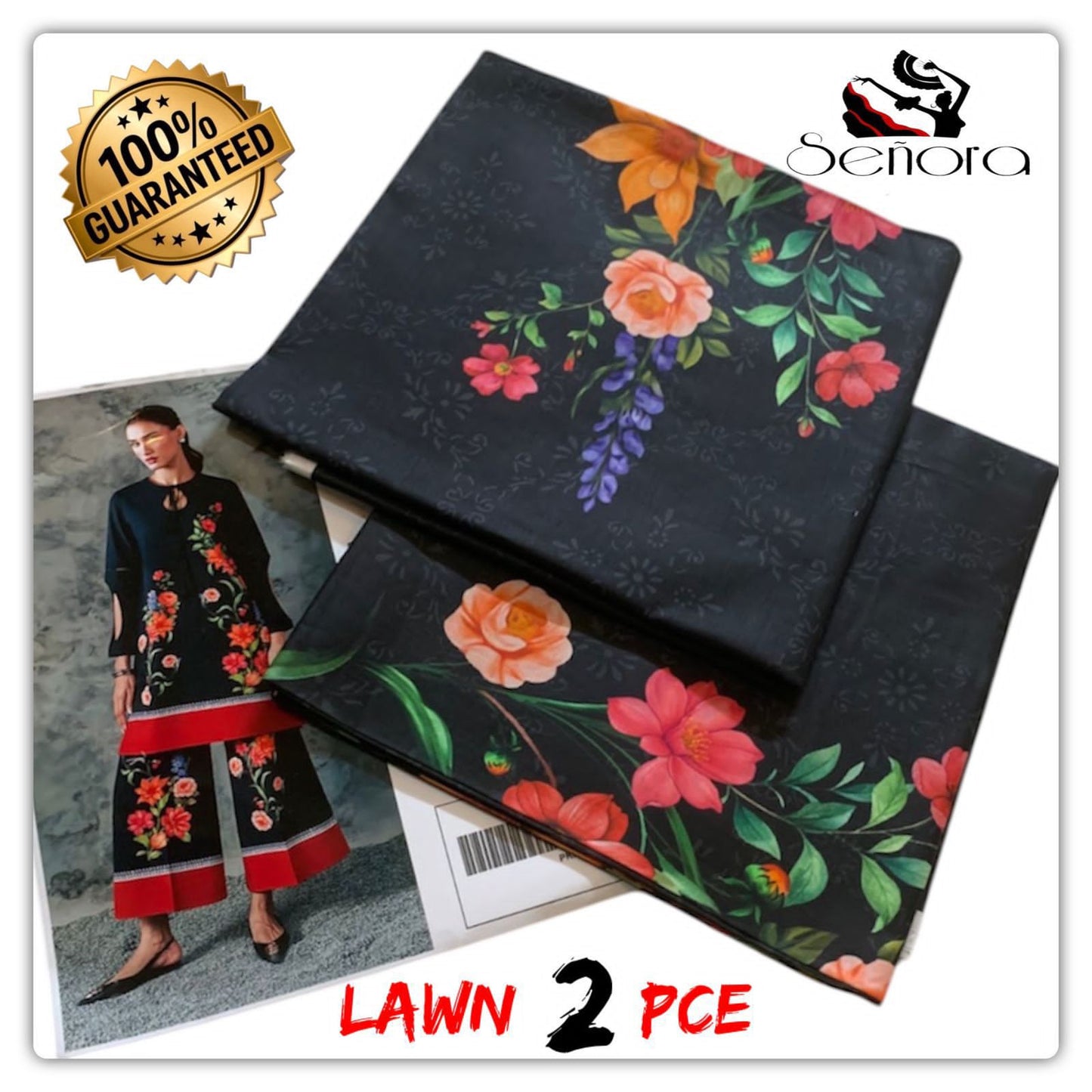 2Pc Printed Suit