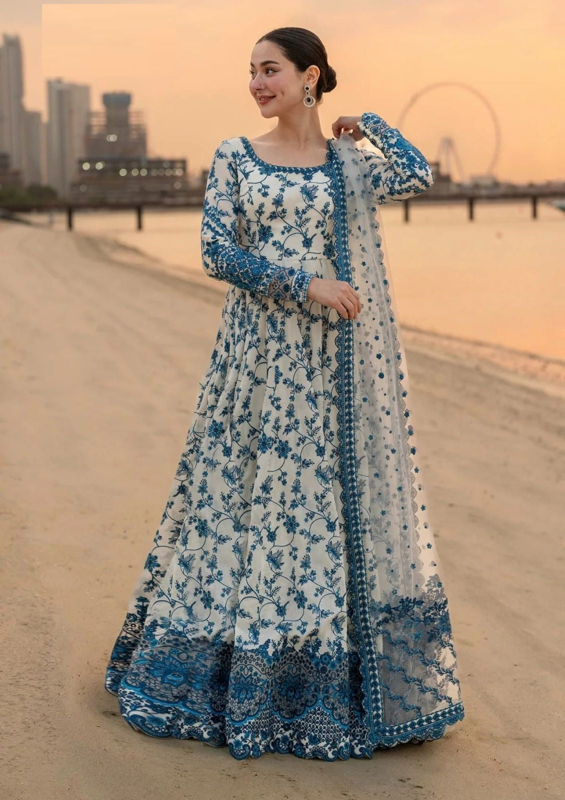 Heavy Embroidered 3Pc Suit
