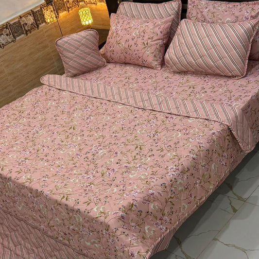 7Pc Printed Comforter Set