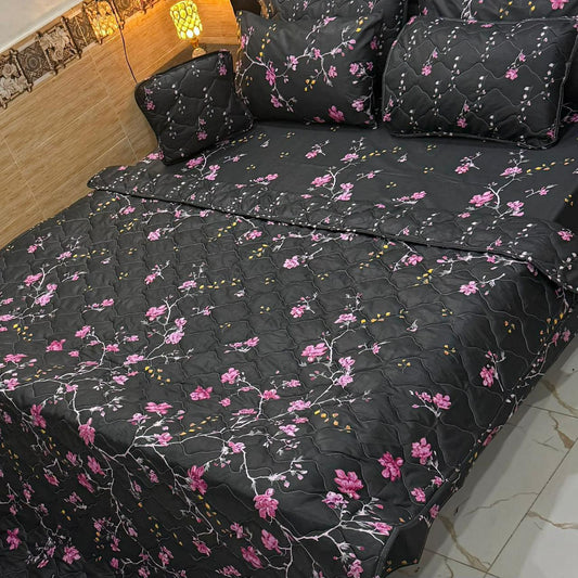 7Pc Printed Comforter Set