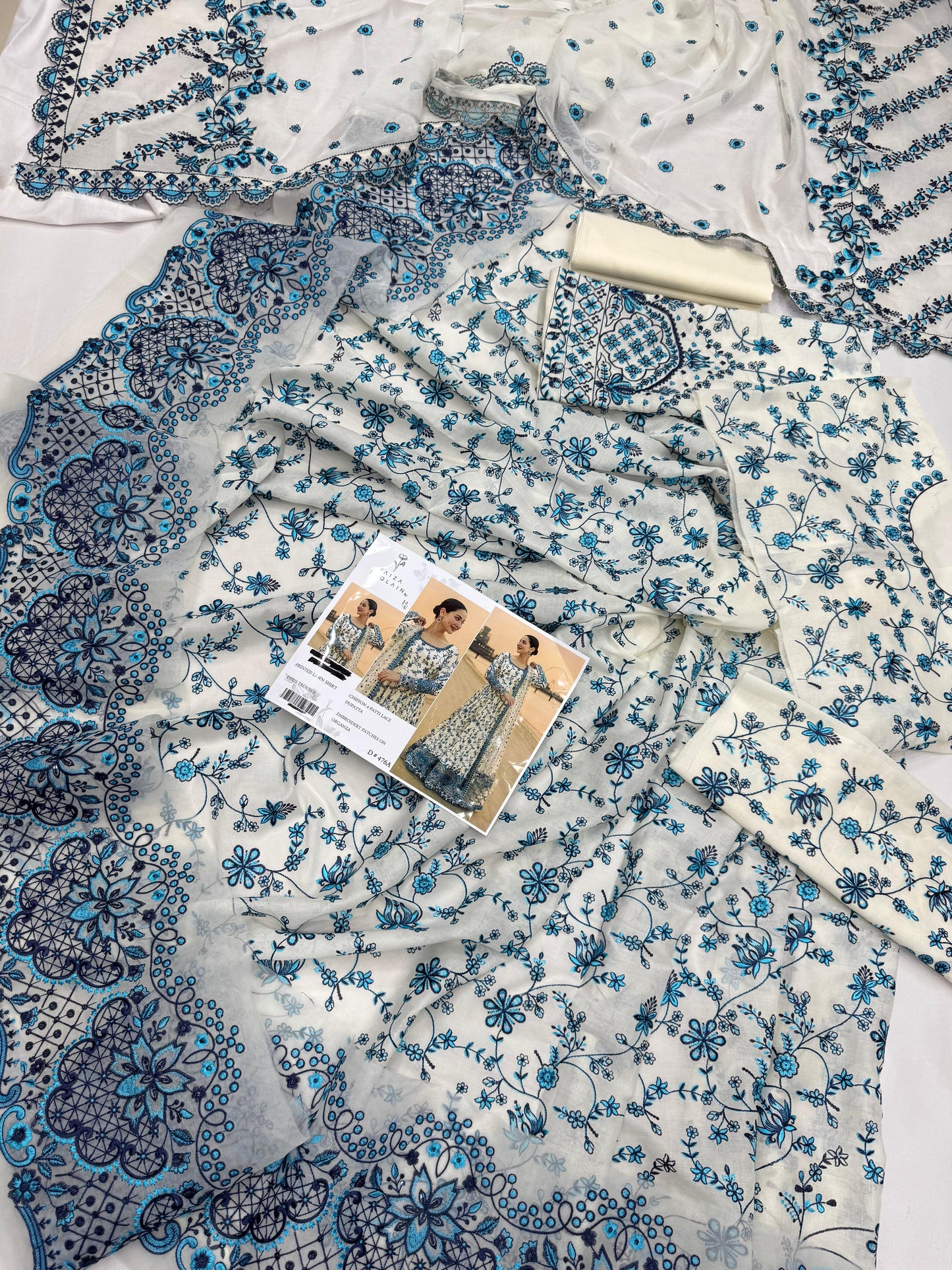Heavy Embroidered 3Pc Suit