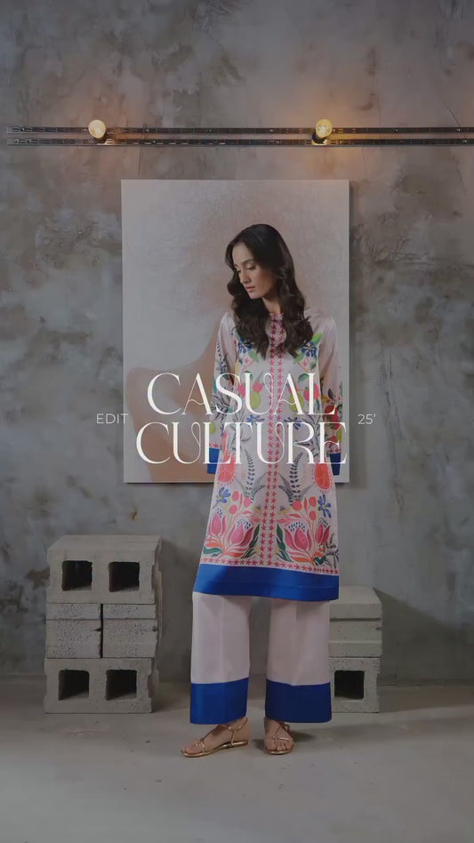 2Pc Printed Suit